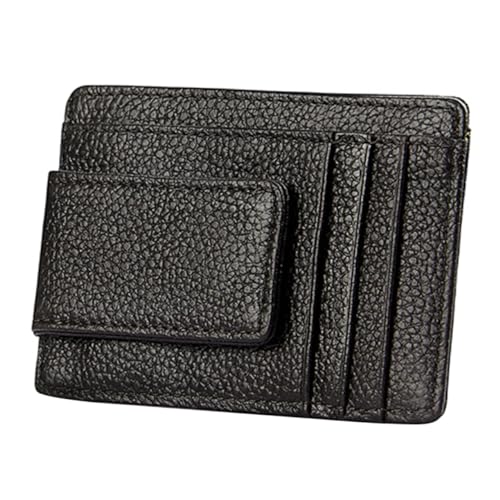 COLLBATH RFID Kartenhalter für Männer und Frauen Minimalistisches Sicheres Portemonnaie mit Münzfach Schwarz Diebstahl Leicht für Reisen von COLLBATH