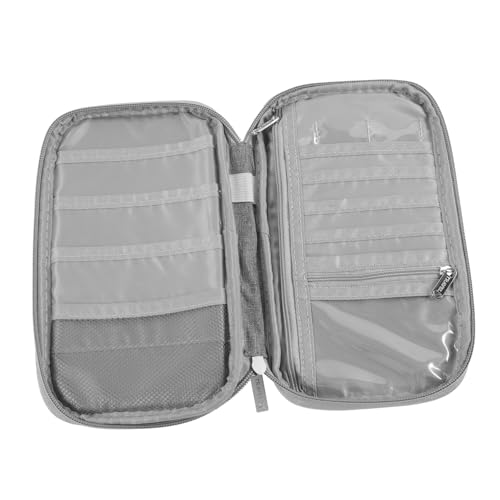 COLLBATH Travel Wallet Passport Holder Multifunktionale Dokumententasche Für Reisen Karten Und Ausweise Wasserdichtes Design Für Frauen Und Männer Zufälliger Stil von COLLBATH