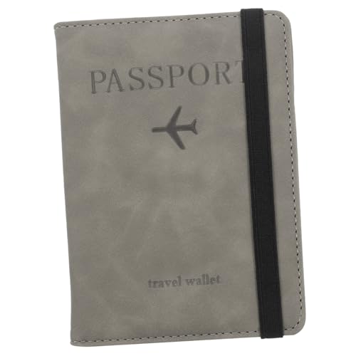 COLLBATH Kunstleder Reisepasshülle Kartenetui Pu-lederhülle Dokumentenbehälter Reisepasshülle Schutz Tasche Kartenfach von COLLBATH