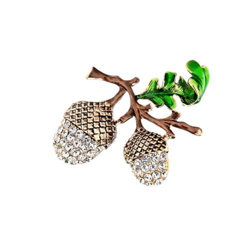 COLLBATH Retro-tannenzapfen-strassbrosche Legierung Cartoon-ansteckblume Für Damenkleidung Dekorative Brosche Mit Strass COLLBATH Retro-tannenzapfen-strassbrosche Legierung Cartoon-ansteckblume Für Damenkleidung Dekorative Brosche Mit Strass von COLLBATH