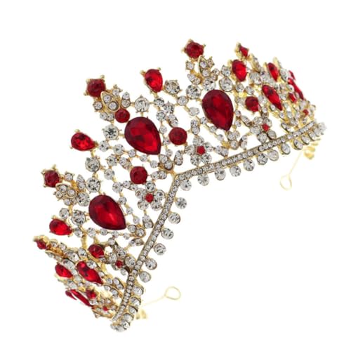 COLLBATH Retro Krone Zubehör Für Damen Erwachsene Barock Hochzeit Zubehör Frauen Prinzessin Silber Tiara Dekoration Party Königin Braut Mädchen Topper Dusche von COLLBATH