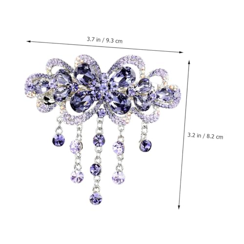 COLLBATH Rhinestone Haarspange Damen Glitzer Haarklammer Party Haarschmuck Elegant für Hochzeit Alltag und Dickes oder Dünnes Haar von COLLBATH