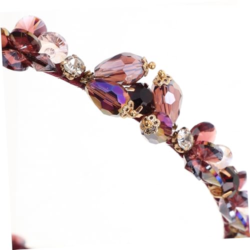 COLLBATH Romantisches Barock Haarband mit Funkelnden Kristallen Brautschmuck Glitzerndes Stirnband für Hochzeiten Partys und Festliche Anlässe Elegantes Schmuck Haarreif Accessoire von COLLBATH