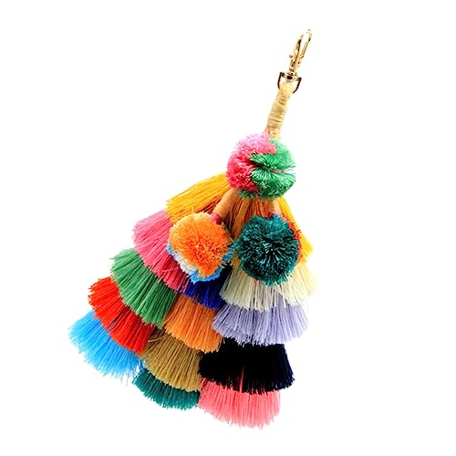 COLLBATH Schlüsselanhänger Mit Quaste Handgefertigt Aus Hochwertigem Material Für Tasche Rucksack Auto Thanksgiving-Geschenke Geburtstagsgeschenke von COLLBATH