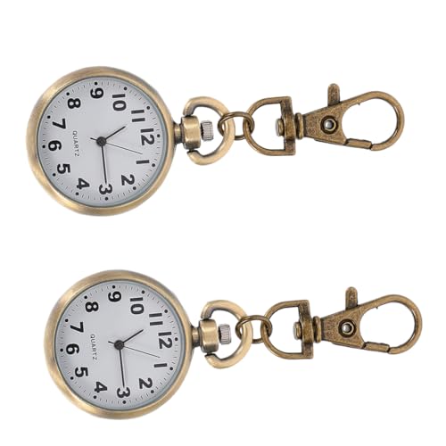 COLLBATH 2stücke Krankenschwester Taschenuhr Schlüsselanhänger Tragbar Für Krankenschwestern Ärzte Studenten Medizin Prüfung Robust Langlebig von COLLBATH