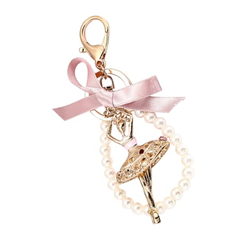 COLLBATH Ballett-schlüsselanhänger Mit Strass-verzierung Schlüsselanhänger Für Damen Taschenanhänger Charm-schlüsselanhänger Zum Aufhängen von COLLBATH