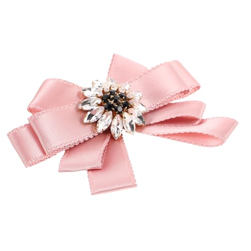 COLLBATH Schmetterlings Brosche mit Strass Vorgebundene Schleife für Damen Elegantes Anstecknadel Accessoire für Blusen Kleider und Anzüge Sicherer Halt und Stilvolle Dekoration von COLLBATH
