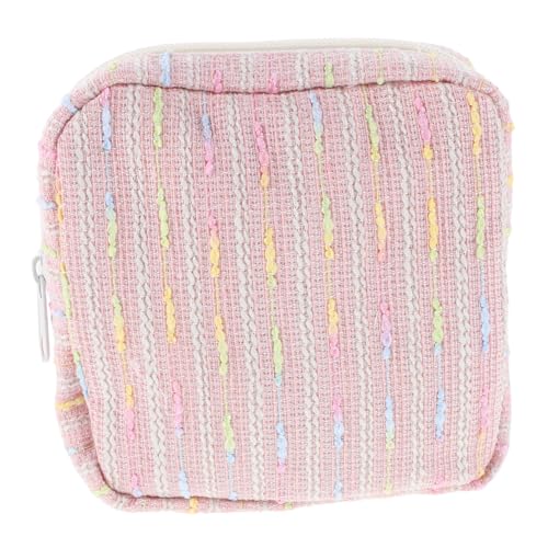COLLBATH Schminktasche Mit Streifen Reise-kulturtasche Kulturbeutel Aus Polyester Bunte Streifen Kosmetiktasche Groß Kapazität Tragbarer Make-up-Organizer COLLBATH Schminktasche Mit Streifen Reise-kulturtasche Kulturbeutel Aus Polyester Bunte Streifen Kosmetiktasche Groß Kapazität Tragbarer Make-up-Organizer von COLLBATH