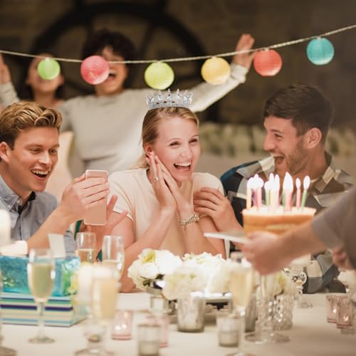 COLLBATH Silberne Damen Krone aus Legierung mit Funkelnden Strasssteinen Barockes Tiara Design Dekorativer Kopfschmuck für Hochzeit Braut und Festliche Anlässe Langlebig und Attraktiv von COLLBATH