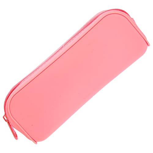 COLLBATH Stifttasche Silikon-Federmäppchen Silikonbehälter Reise-Make-Up-Pinsel Mini-Geldbörsen-Organizer Wiederverwendbares Reiseetui Spezielles Federmäppchen Schlankes Federmäppchen von COLLBATH