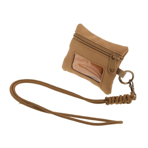 COLLBATH Sportliches Mini Portemonnaie Herren mit Münzfach und Bargeldfach Kompakte Geldbörse mit Kartenfächern Schlankes Strapazierfähiges Organizer Portemonnaie in Khaki für Alltag von COLLBATH