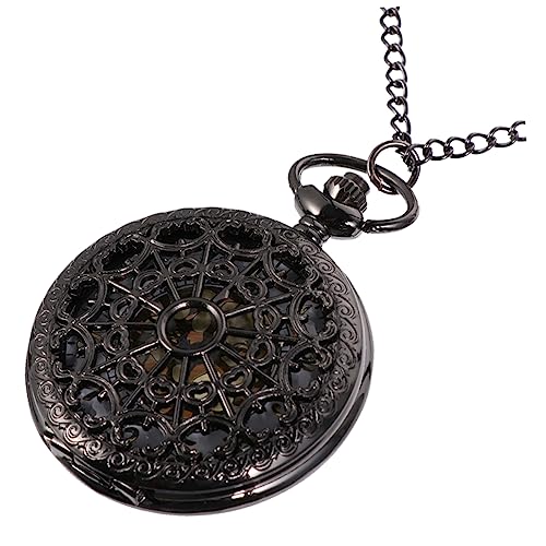 COLLBATH Stilvolle Hohle Taschenuhr Im Retro-Design Vergoldet Mit Kettenbatterie Für Männer von COLLBATH