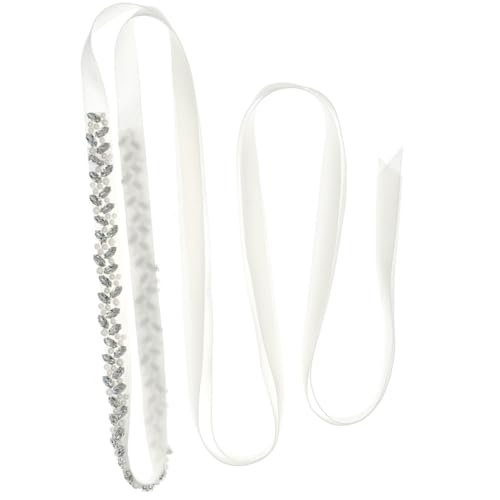 COLLBATH Hochzeitsgürtel Für Bräute Eleganter Taillengürtel Mit Strass Und Perlen Accessoire Für Hochzeitskleider Und Festliche Anlässe Langlebig Und Stilvoll von COLLBATH
