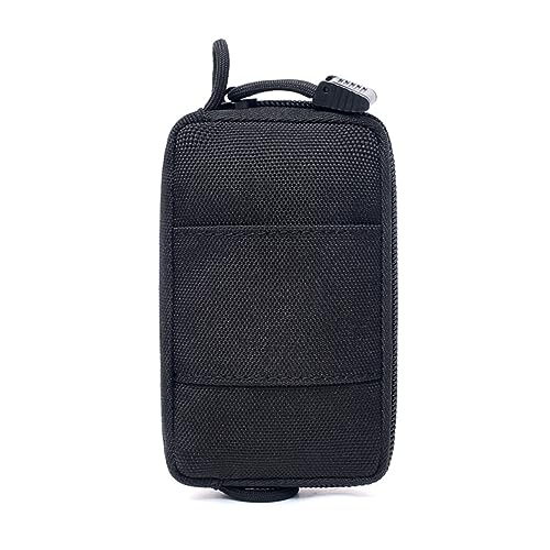 COLLBATH Schlüsselanhänger Mit Tasche Mini-minimalistische Geldbörse Für Damen Und Herren Kredithalter Mit Reißverschluss Für Karten Münzen Kleingeld Und Bargeld von COLLBATH