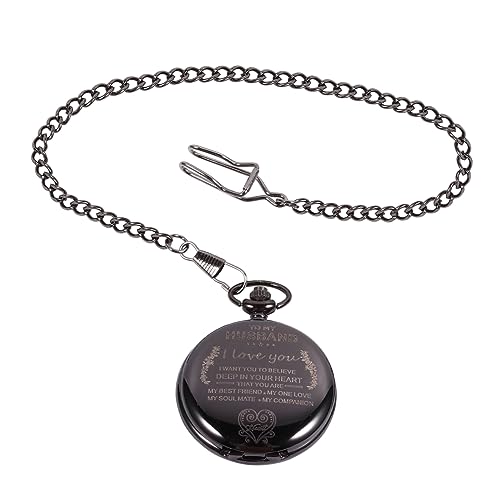 COLLBATH Taschenuhr Aus Legierung Mit Abnehmbarer Kette Retro-Design Mechanische Uhr Für Herren von COLLBATH