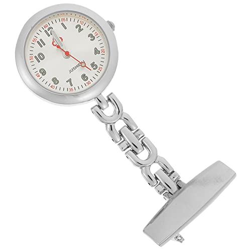 COLLBATH Krankenschwester-taschenuhr Leuchtend Im Dunkeln Filigrane Taschenuhr Dekorative Krankenschwester-Uhr Brosche Stumme Uhr Mit Präzisionswerk von COLLBATH