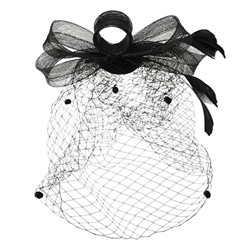 COLLBATH Teeparty-hut Fascinator Für Damen Hochzeits Haarschmuck Elegante Haarreif Mit Schleier Für Bräute Und Brautjungfern von COLLBATH