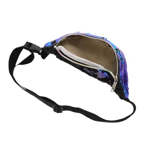 COLLBATH Hüfttasche Pailletten Outdoor-gürteltasche Sport-Tasche Damen Polyestermaterial Langlebig Leichtgewichtig Große Kapazität von COLLBATH