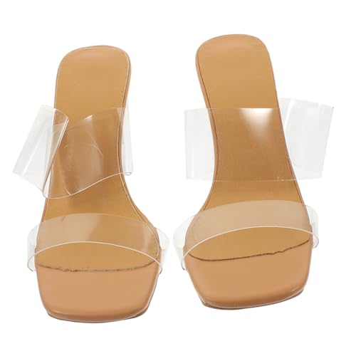 COLLBATH Transparente High Heels Damen Sandalen Sommer Elegant Weite Offen Stylish Absatzschuhe für Party Arbeit und Festliche Anlässe COLLBATH Transparente High Heels Damen Sandalen Sommer Elegant Weite Offen Stylish Absatzschuhe für Party Arbeit und Festliche Anlässe von COLLBATH