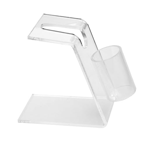 COLLBATH Transparentes Acryl Tattoo Maschinenhalter Ständer Langlebiger Organizer Kompakter Zubehörständer für Tattoo Maschinen Platzsparend und Robust von COLLBATH