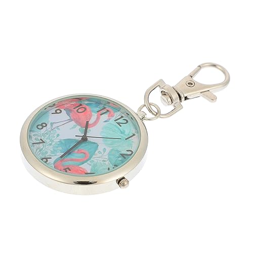 COLLBATH Krankenschwester Taschenuhr Schlüsselanhänger Uhr Legierung für Ältere Menschen Digitale Hängeuhr Praktische Pflegeuhr für Krankenpflege Pflegezubehör für Damen und Herren von COLLBATH