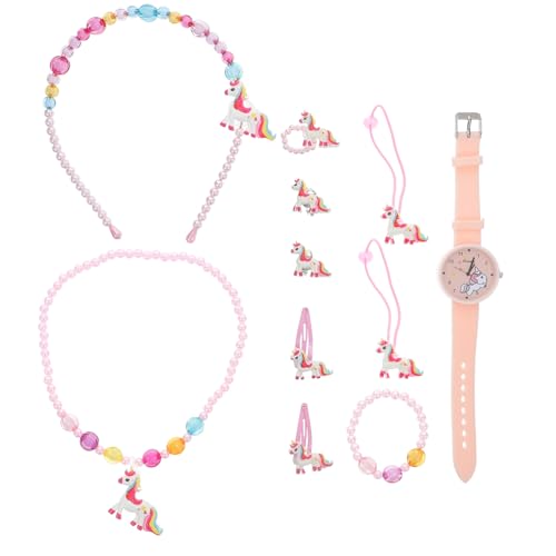COLLBATH Uhren-halsketten-Haar-Accessoire-Set Für Mädchengeburtstagsparty- von COLLBATH