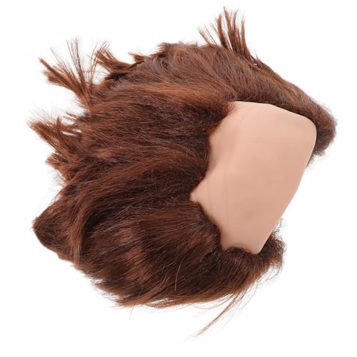 COLLBATH Perücke Für Erwachsene Glatzenkappe Mit Seitenhaar Kostümrequisite Für Halloween Cosplay Und Partys Aus Hochtemperatursbeständigen Fasern von COLLBATH