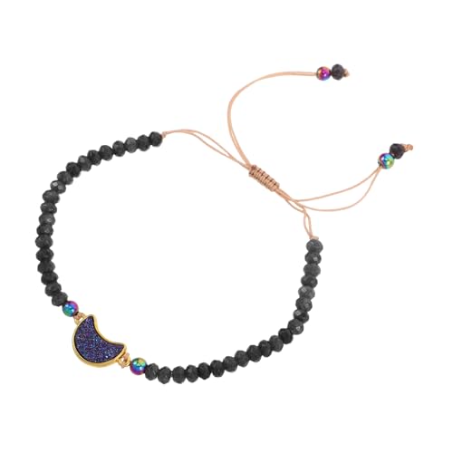 COLLBATH Verstellbares Geflochtenes Armband Natürlichen Steinperlen mit Einzigartigen Radperlen Handgefertigter Mondcharmschmuck für Frauen Männer Teenager für Täglichen Gebrauch COLLBATH Verstellbares Geflochtenes Armband Natürlichen Steinperlen mit Einzigartigen Radperlen Handgefertigter Mondcharmschmuck für Frauen Männer Teenager für Täglichen Gebrauch von COLLBATH