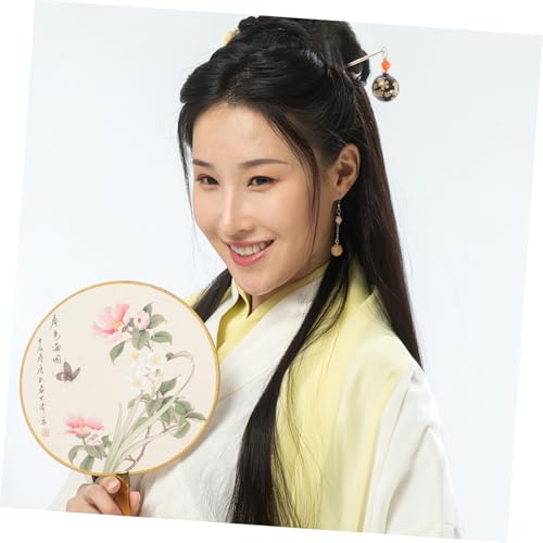 COLLBATH Vintage Chinesischer Haarschmuck Haarnadel mit Drehender Perle Leichter Haarstab für Damen und Mädchen Eleganter Haarschmuck für Festliche Frisuren und Traditionelle Stylings von COLLBATH
