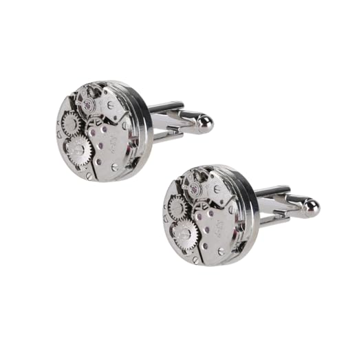 COLLBATH Vintage Herren Manschettenknöpfe Bronze im Steampunk Mechanische Design Hemdknöpfe für Hochzeiten Anzüge Besondere Anlässe von COLLBATH