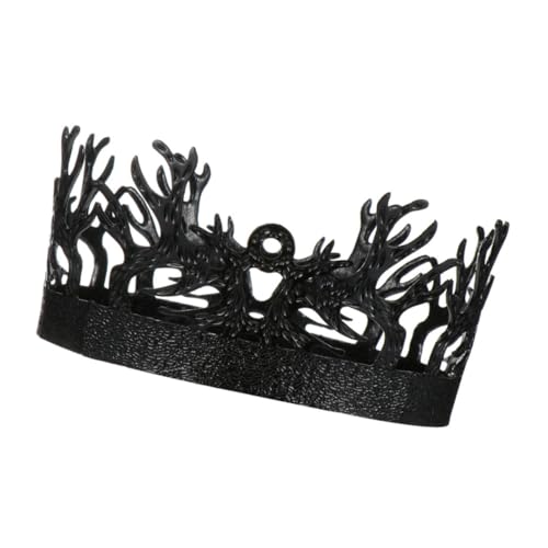 COLLBATH Exquisite Schwarze Legierung Vintage Royal Crown Cosplay Gothic Kopfbedeckung Für Halloween-party COLLBATH Exquisite Schwarze Legierung Vintage Royal Crown Cosplay Gothic Kopfbedeckung Für Halloween-party von COLLBATH