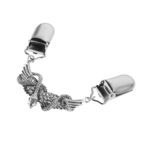 COLLBATH Vintage Snake Design Waist Clip für Frauen Glitzernde Brosche zur Taillendefinition Vielseitiger Schal Cardigan Clip Dekoration für Kleider Strickjacken von COLLBATH