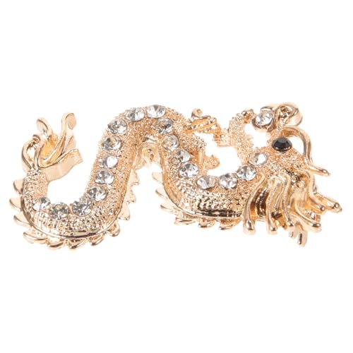 COLLBATH Vintage Stil Dragon Brosche Pin Retro Chinesischer Stil Anstecknadel Robuste Modebrosche für Damen Herren Party Hochzeit Zubehör von COLLBATH