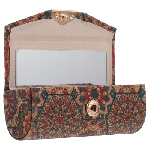 COLLBATH Vintage-lippenstifthalter Mit Spiegel Tragbarer Make-up-organizer Für Handtasche Multifunktionale Lippenstiftbox Aus Metall Kosmetik-aufbewahrungsbox Für Mädchen Und Frauen von COLLBATH