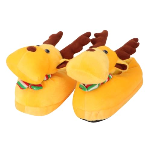 COLLBATH Warme Baumwoll Hausschuhe für Herbst Winter Leichte Atmungsaktive Pantoffeln mit Weichem Plüschfutter Rutschfest Modisches Cartoon Design Geeignet für Erwachsene von COLLBATH