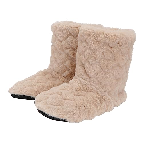 COLLBATH Warme Rutschfeste Indoor Bodenstiefel Gefüttert Hohe Stiefel für Damen Langlebig für Herbst und Winter Kamelfarbe COLLBATH Warme Rutschfeste Indoor Bodenstiefel Gefüttert Hohe Stiefel für Damen Langlebig für Herbst und Winter Kamelfarbe von COLLBATH