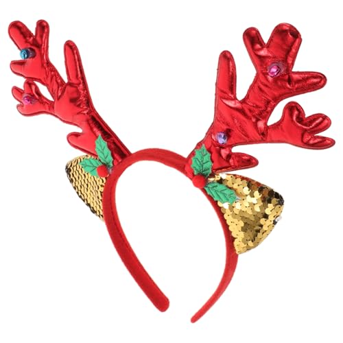 COLLBATH Geweih-stirnband Für Weihnachtsfeiern Weihnachts-haarband Damen-haarbänd Party-stirnbänd Weihnachtsdekoration Stirnband-requisit von COLLBATH