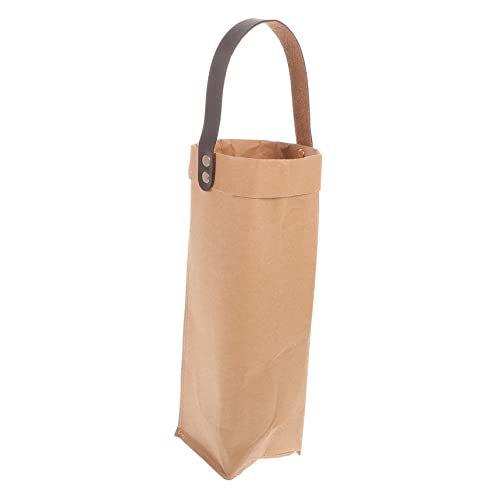 COLLBATH Weingeschenktüte Aus Papier Wiederverwendbare Tragetasche Für Rotweinflasche Weintüte Als Geschenkverpackung Schlichtes Design Praktisch Und Sicher von COLLBATH