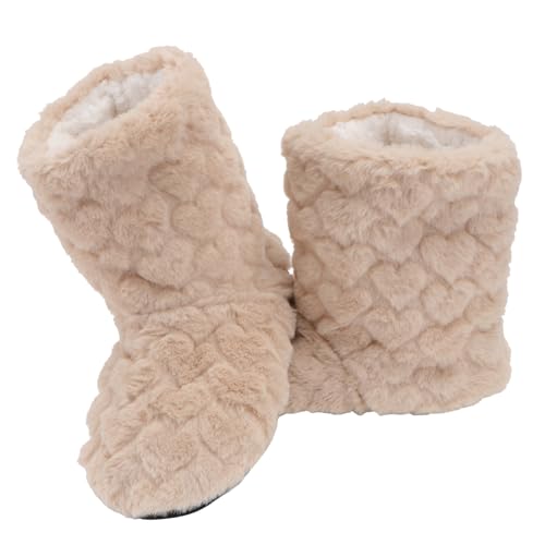 COLLBATH Winter Indoor Floor Boots Warm Thickened Rutschfest Hohe Stiefel Für Damen Herren Tanz Hausschuhe Komfortabel Atmungsaktiv von COLLBATH