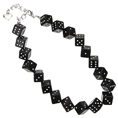 COLLBATH Halskette Mit Würfel Anhänger Quadratischer Halskette Einfache Unisex Für Damen Personalisierte Halsschmuck Würfel COLLBATH Halskette Mit Würfel Anhänger Quadratischer Halskette Einfache Unisex Für Damen Personalisierte Halsschmuck Würfel von COLLBATH