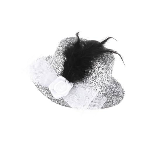 COLLBATH Zylinder Haarspangen Haarnadel Clip Glitzer Mini Hut Design Kopfschmuck Für Frisuren von COLLBATH