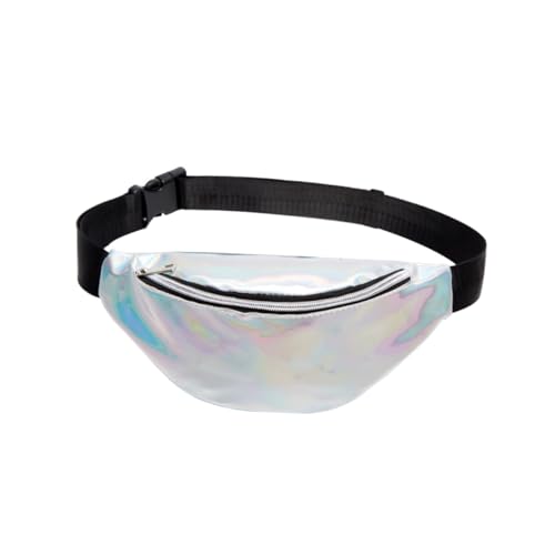 COLLBATH Holografische Bauchtasche Für Damen Mit Verstellbarem Gurt Für Sport Joggen Wandern Reisen Und Outdoor-aktivitäten von COLLBATH