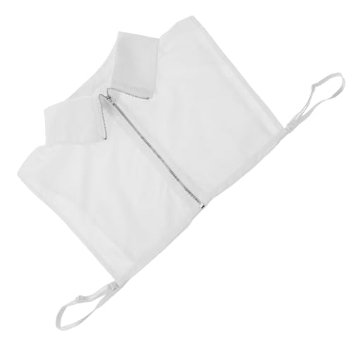 COLLBATH Weißer Abnehmbarer Kragen Für Damen Falscher Strickkragen Einfach Zu Tragen Entfernen Hoher Kragen Für Hemd-outfits von COLLBATH