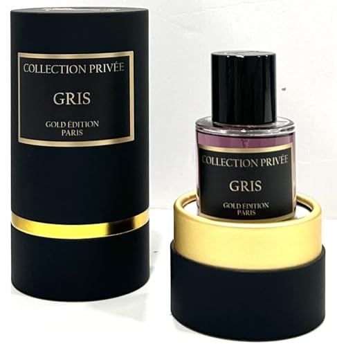 Parfüm Gris Privée Collection Neue Edition (Gold Edition), Geschenkidee, lang anhaltender und Unisexduft 50 ml (Grau) von COLLECTION PRIVÉE GOLD ÉDITION