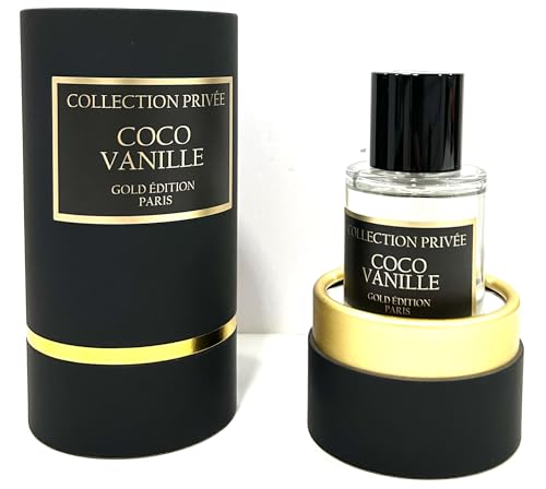 Parfum Coco Vanille Privée Collection Neue Edition (Gold Edition), Geschenkidee, lang anhaltender und Unisex-Duft von 50ml (Coco Vanille) von COLLECTION PRIVÉE GOLD ÉDITION