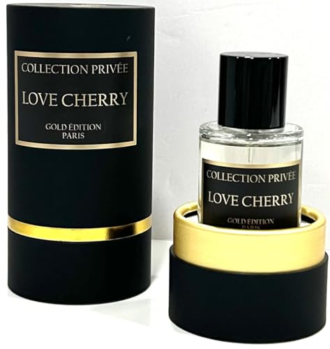 Parfum Love Cherry Privée Collection Neue Edition (Gold Edition), Geschenkidee, lang anhaltender und Unisex-Duft, 50ml (LOVE CHERRY) von COLLECTION PRIVÉE GOLD ÉDITION