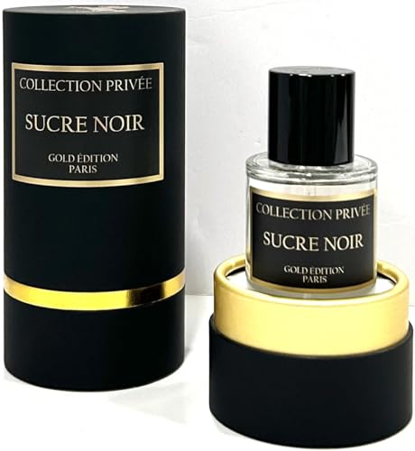 Sucre Noir Parfüm, Privée Collection New Edition (Gold Edition), Geschenkidee, lang anhaltender und Unisex-Duft, 50ml (Sucre Noir) von COLLECTION PRIVÉE GOLD ÉDITION