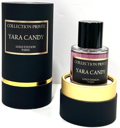 YARA CANDY Parfüm Privée Collection Neue Edition (Gold Edition), Geschenkidee, lang anhaltender und Unisex-Duft 50ml (Yara Candy) von COLLECTION PRIVÉE GOLD ÉDITION