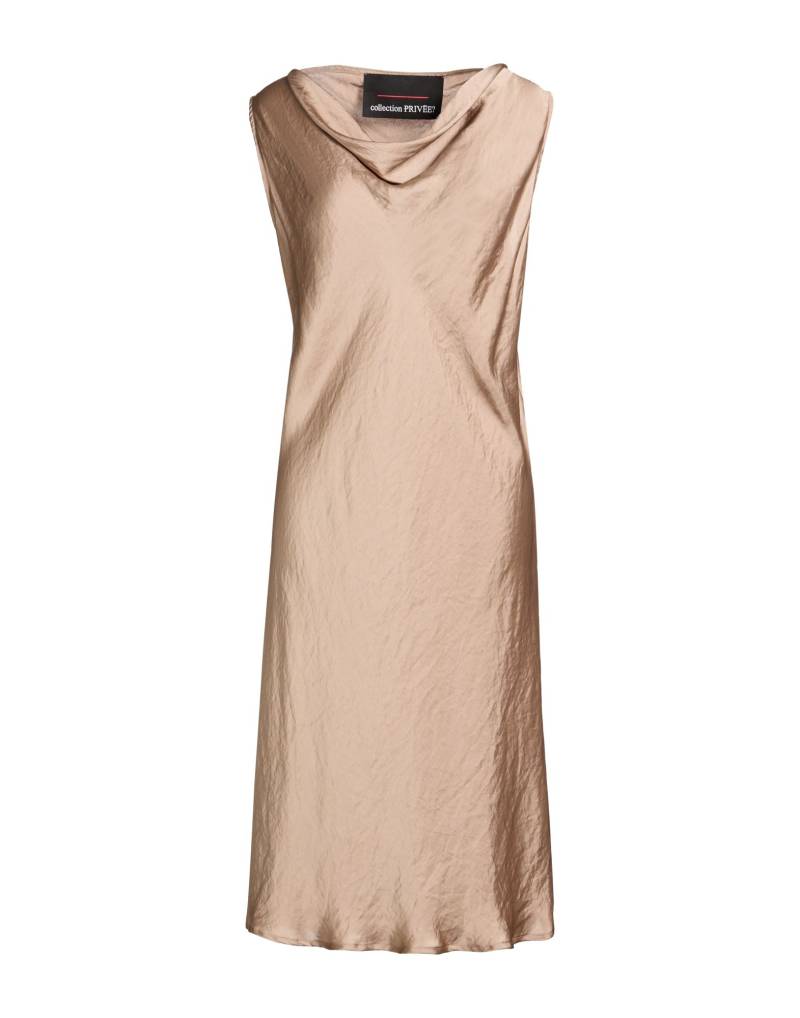 COLLECTION PRIVĒE? Midi-kleid Damen Maulwurfsgrau von COLLECTION PRIVĒE?