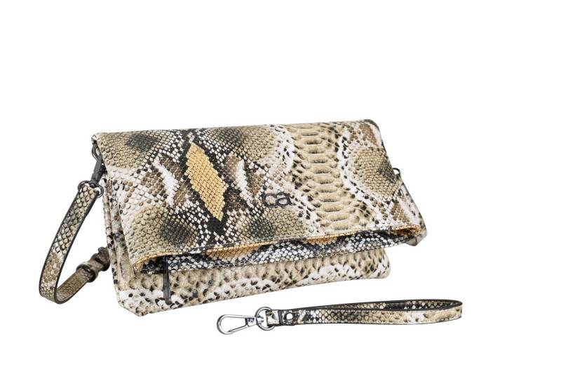 COLLEZIONE ALESSANDRO Clutch Holi Snake, als Clutch, Umhängetasche und Schultertasche tragbar von COLLEZIONE ALESSANDRO